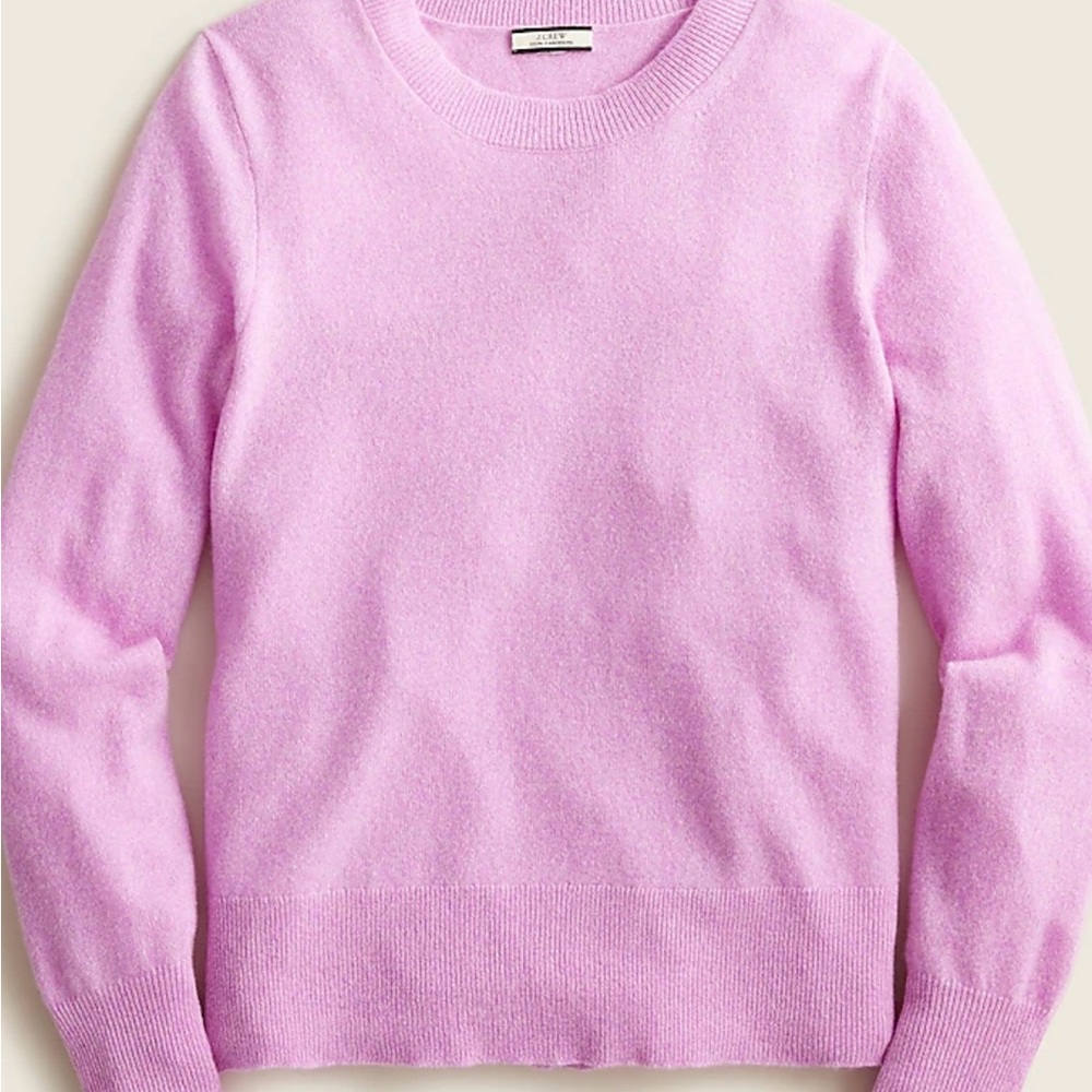 J Crew Cashmere Lavender Sweater